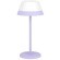 900979 Аккум. настольн. лампа диммер сенсор  MEGGIANO, 1,5W(LED), 0,8W(LED), IP54, пластик, лиловый