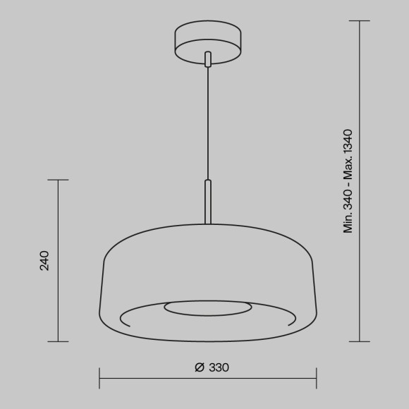 Подвесной светильник светодиодный Madmen MOD127PL-L6BR