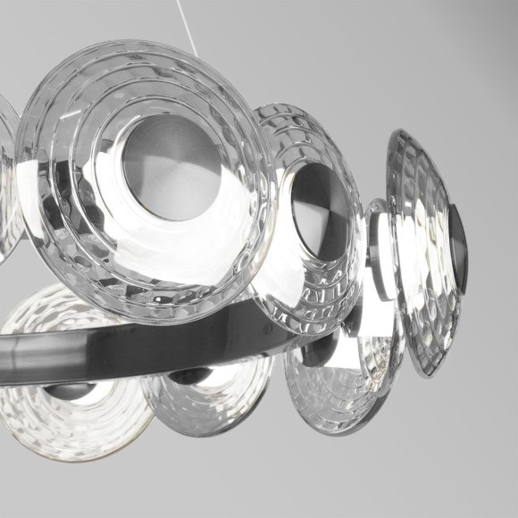 4643-16P, подвесная люстра, D700xH295/1590, LEDx72W, 8217LM, 4000K, included