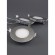 1660-3C, врезной светильник, D85xH14, cutout:D75, 3xLEDx3W, AC:100-240V, IP21, 230LM, 4000K, included