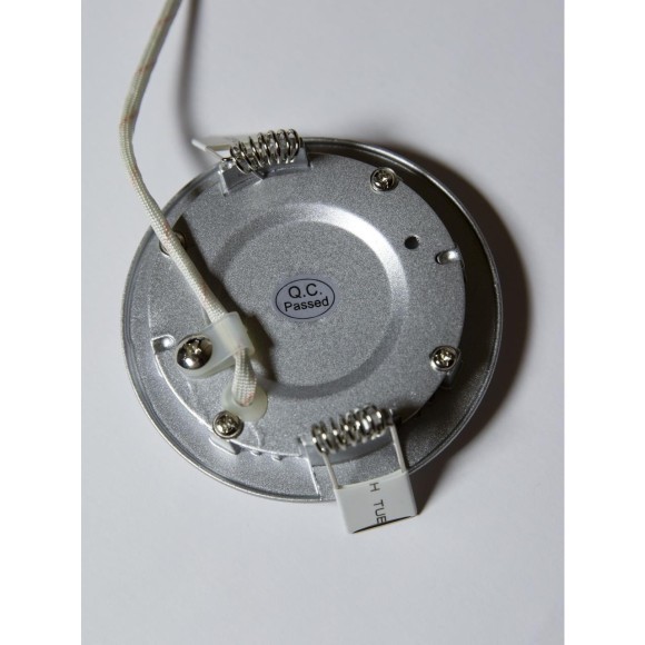 1660-3C, врезной светильник, D85xH14, cutout:D75, 3xLEDx3W, AC:100-240V, IP21, 230LM, 4000K, included