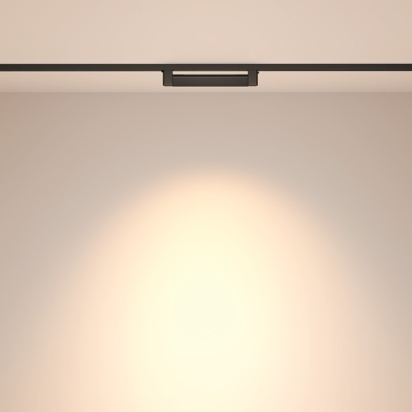 Однофазный двужильный светодиодный трековый светильник Maytoni Unity TR010-1-10W3K-M-B Points Rot 3000К 750Лм CRI90+ 36° 10Вт