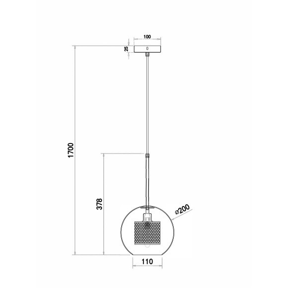Подвесной светильник Freya FR8018PL-01N Bogota под лампу 1xE14 60W Подвесной светильник Freya FR8018PL-01N Bogota под лампу 1xE14 60W