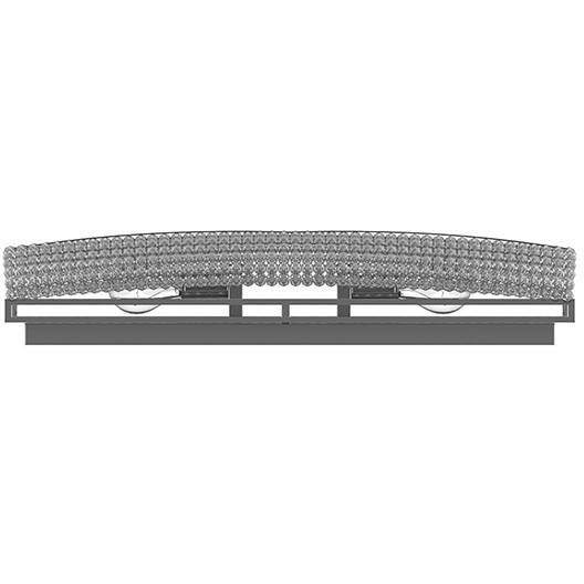 Хрустальный настенный светильник MONILE 704634