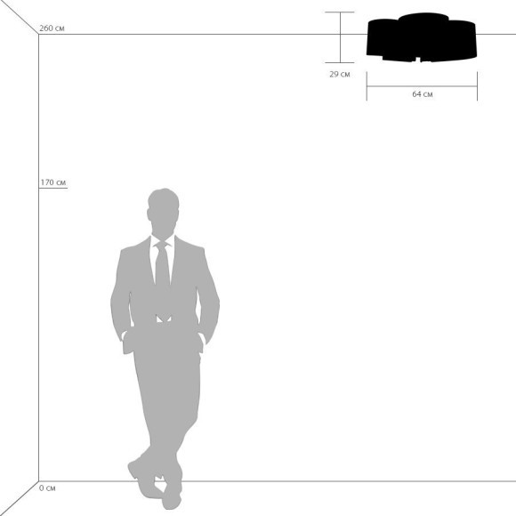 Люстра потолочная Lightstar 811050 Pittore под лампы 5xE27 200W Люстра потолочная Lightstar 811050 Pittore под лампы 5xE27 200W