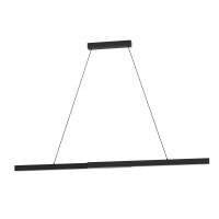 390368 MONTEBUONO Светодиодная диммируемая люстра LED, 20Вт, 2600Лм, 3000К, сталь/пластик, черный/белый