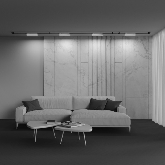 Светильник светодиодный на текстильный шинопровод Maytoni Parity TR129B-12W4K-W 655лм 12Вт CRI90