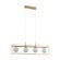 97793 VALLASPRA Подвесной потолочный светильник с 4 лампами E14, 160Вт, бежевый/белый, модерн, стекло, металл