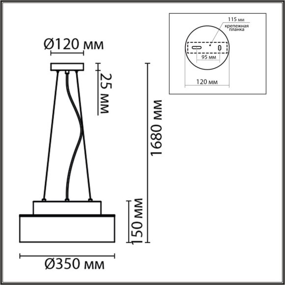 6599/3C MODERNI LN24 белый/белый, бежевый металл, эко кожа/металл, стекло Подвесной светильник Е27 3*40W 220V BASALTO