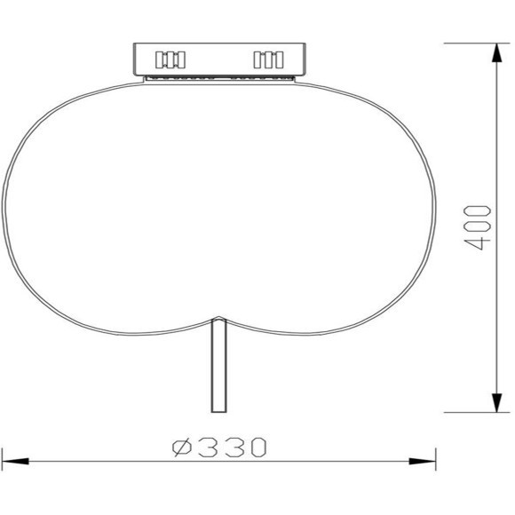 SL1621.202.01 Светильник потолочный ST-Luce Золотистый/Белый LED 1*25W 3000K LACUS