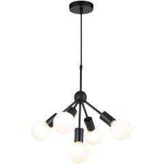 Люстра паук Lussole LSP-8271 KENNER IP21 под лампы 5xE27 200W Люстра паук Lussole LSP-8271 KENNER IP21 под лампы 5xE27 200W