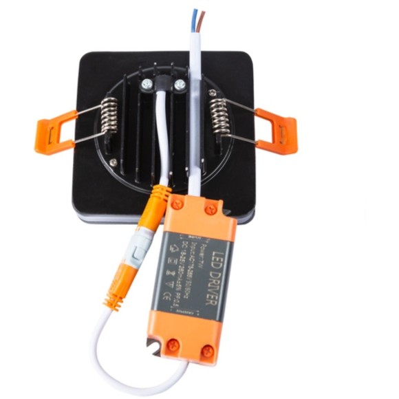 Встраиваемый светильник Arte Lamp A8432PL-1BK TABIT светодиодный LED 7W