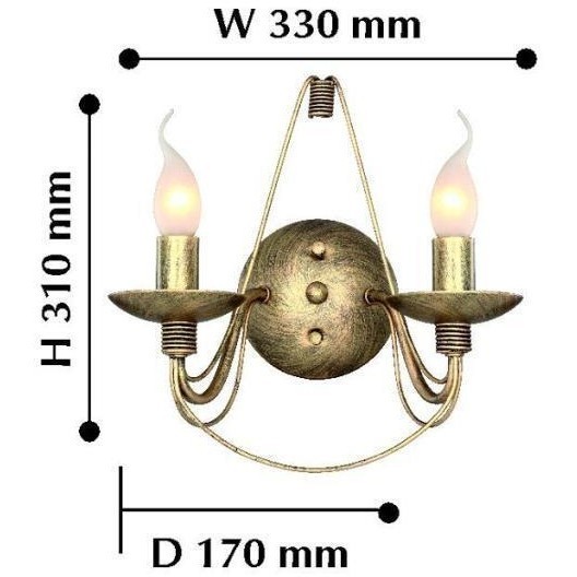 Бра CHATEAU 2163-2W Бра CHATEAU 2163-2W