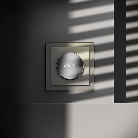 Терморегулятор электронный VOLTUM S70 с индикацией и датчиком, для теплого пола, (шелк) Терморегулятор электронный VOLTUM S70 с индикацией и датчиком, для теплого пола, (шелк)