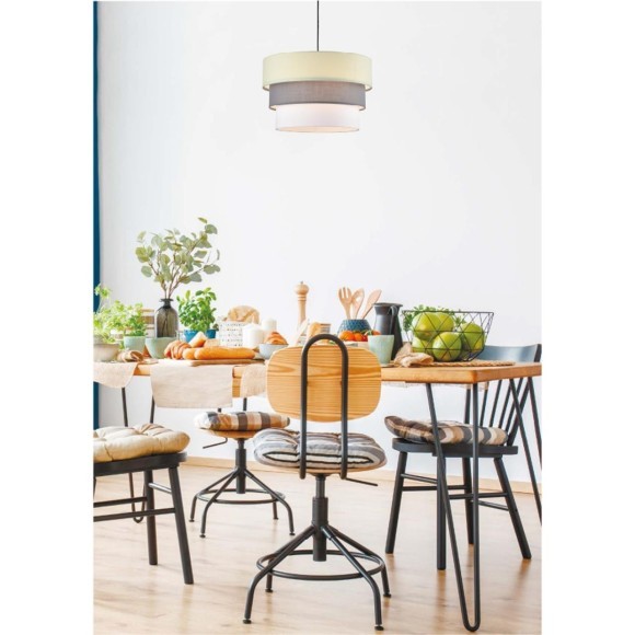 8039/3 MODERNI LN24 никель/мятный/серый/белый, металл/текстиль Подвесной светильник Е27 3*60W 220V ILAIDA 8039/3 MODERNI LN24 никель/мятный/серый/белый, металл/текстиль Подвесной светильник Е27 3*60W 220V ILAIDA