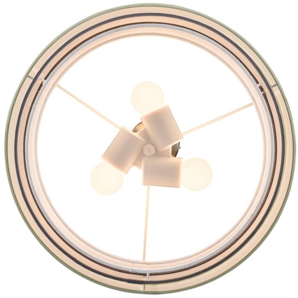 8039/3 MODERNI LN24 никель/мятный/серый/белый, металл/текстиль Подвесной светильник Е27 3*60W 220V ILAIDA 8039/3 MODERNI LN24 никель/мятный/серый/белый, металл/текстиль Подвесной светильник Е27 3*60W 220V ILAIDA