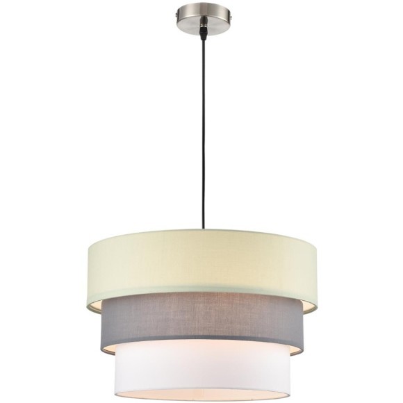 8039/3 MODERNI LN24 никель/мятный/серый/белый, металл/текстиль Подвесной светильник Е27 3*60W 220V ILAIDA 8039/3 MODERNI LN24 никель/мятный/серый/белый, металл/текстиль Подвесной светильник Е27 3*60W 220V ILAIDA