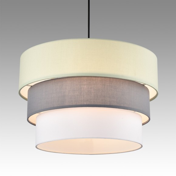 8039/3 MODERNI LN24 никель/мятный/серый/белый, металл/текстиль Подвесной светильник Е27 3*60W 220V ILAIDA 8039/3 MODERNI LN24 никель/мятный/серый/белый, металл/текстиль Подвесной светильник Е27 3*60W 220V ILAIDA