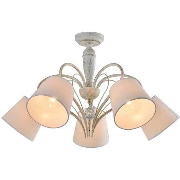 Люстра потолочная Lussole GRLSP-8062 STAMFORD IP21 под лампы 5xE14 30W
