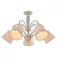 Люстра потолочная Lussole GRLSP-8062 STAMFORD IP21 под лампы 5xE14 30W