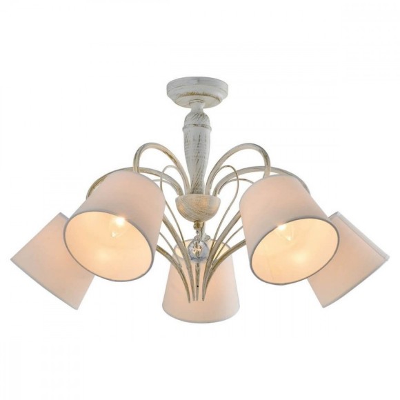 Люстра потолочная Lussole GRLSP-8062 STAMFORD IP21 под лампы 5xE14 30W