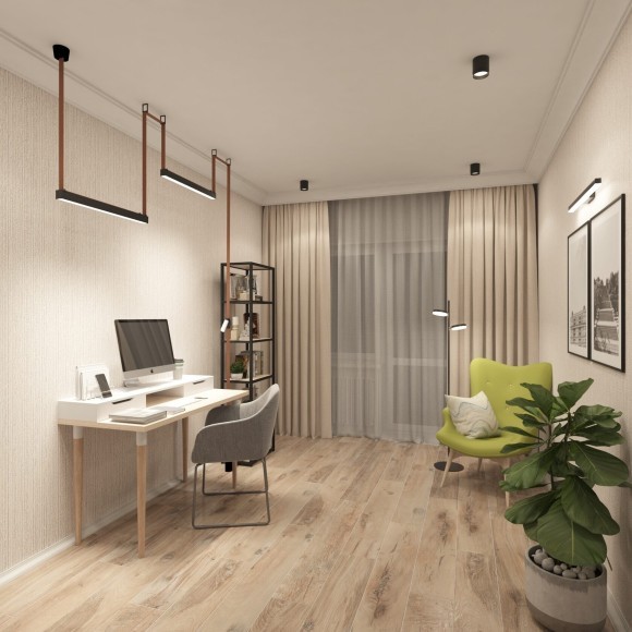 Шинопровод ременный 10м коричневый Denkirs Belty TR5501-BR