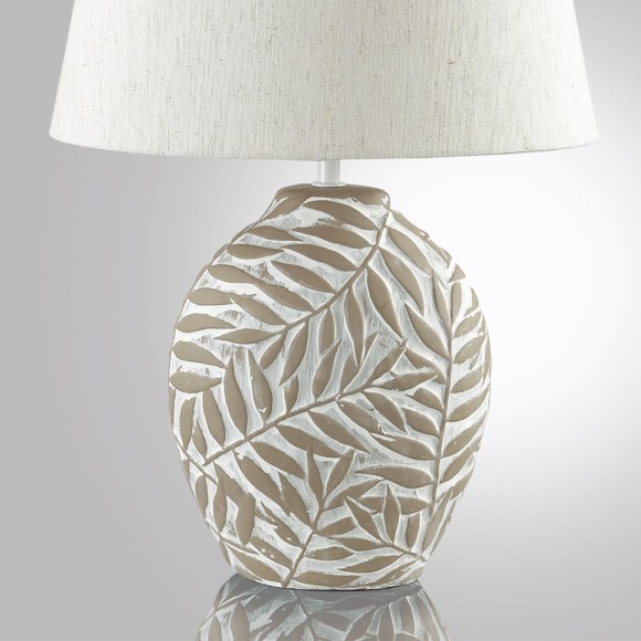 8134/1T MODERNI LN25 бежевый, керамика/текстиль Настольная лампа E27 1*60W 220V RAMORA