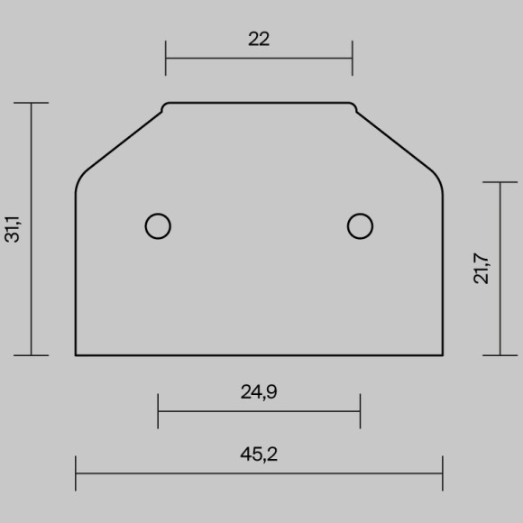Комплектующие для профиля Technical TRA239MPEC-S