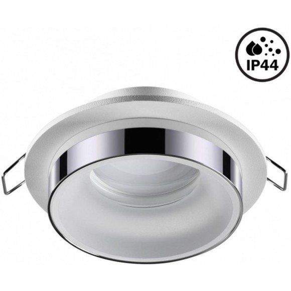 Встраиваемый светильник Novotech 370782 WATER IP44 под лампу 1xGU10 9W Встраиваемый светильник Novotech 370782 WATER IP44 под лампу 1xGU10 9W