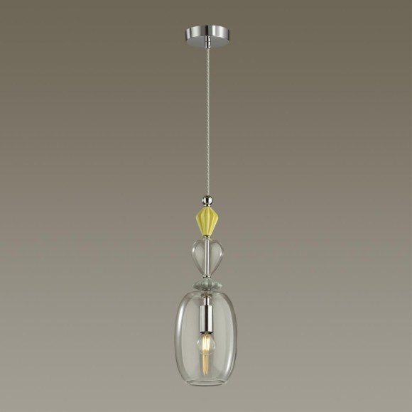 Подвесной светильник с 1 плафоном Odeon Light 4893/1B BIZET под лампу 1xE14 1*40W