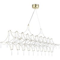 SL6603.203.23 Светильник подвесной ST-Luce Золотистый/Прозрачный LED 1*23W 4000K GRAVETTA