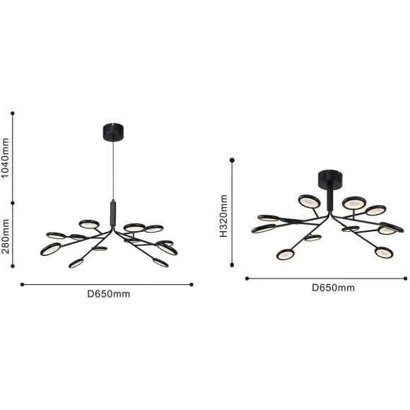 Подвесная люстра Mugs 4252-12P Подвесная люстра Mugs 4252-12P
