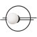 10143 Black Бра LOFT IT Circle