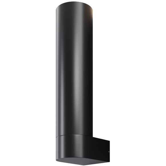 Maytoni Tube O508WL-L5B3K Черный уличный настенный светильник цилиндр, свет в одну сторону, металл, стекло, бра фасадное, LED 5Вт 3000K 600лм CRI80 34° IP65 220V -40...+50°C Maytoni Tube O508WL-L5B3K Черный уличный настенный светильник цилиндр, свет в одну сторону, металл, стекло, бра фасадное, LED 5Вт 3000K 600лм CRI80 34° IP65 220V -40...+50°C