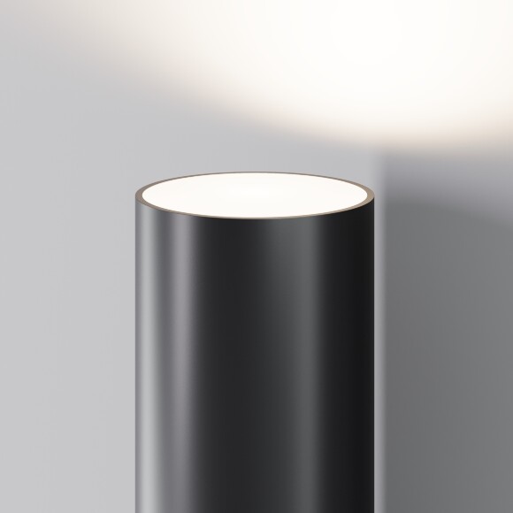 Maytoni Tube O508WL-L5B3K Черный уличный настенный светильник цилиндр, свет в одну сторону, металл, стекло, бра фасадное, LED 5Вт 3000K 600лм CRI80 34° IP65 220V -40...+50°C Maytoni Tube O508WL-L5B3K Черный уличный настенный светильник цилиндр, свет в одну сторону, металл, стекло, бра фасадное, LED 5Вт 3000K 600лм CRI80 34° IP65 220V -40...+50°C