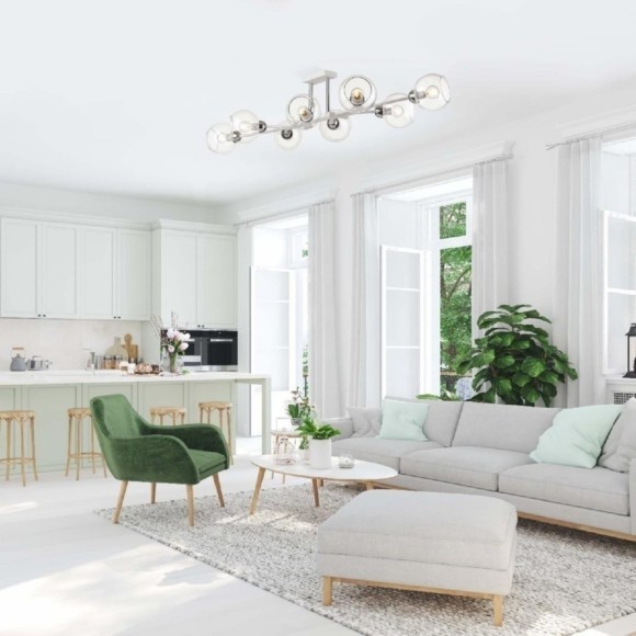 Люстра потолочная Lumion 4517/8C ALANA под лампы 8xE14 8*40W Люстра потолочная Lumion 4517/8C ALANA под лампы 8xE14 8*40W