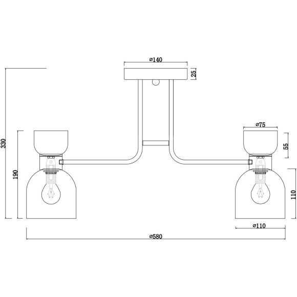 Люстра потолочная Freya FR5094PL-05G Isla под лампы 5xE14 40W Люстра потолочная Freya FR5094PL-05G Isla под лампы 5xE14 40W