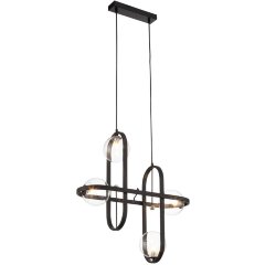 SL1201.403.04 Светильник подвесной ST-Luce Черный/Прозрачный G9 4*5W CIRCONO SL1201.403.04 Светильник подвесной ST-Luce Черный/Прозрачный G9 4*5W CIRCONO