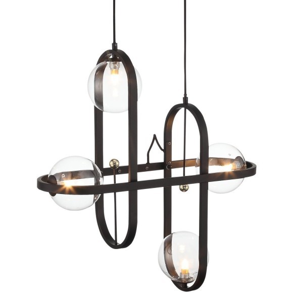 SL1201.403.04 Светильник подвесной ST-Luce Черный/Прозрачный G9 4*5W CIRCONO