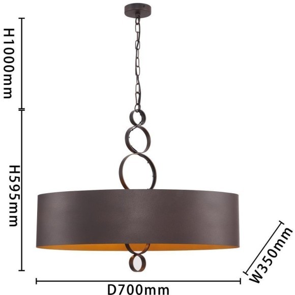 Подвесная люстра Ferrous 4007-6P Подвесная люстра Ferrous 4007-6P