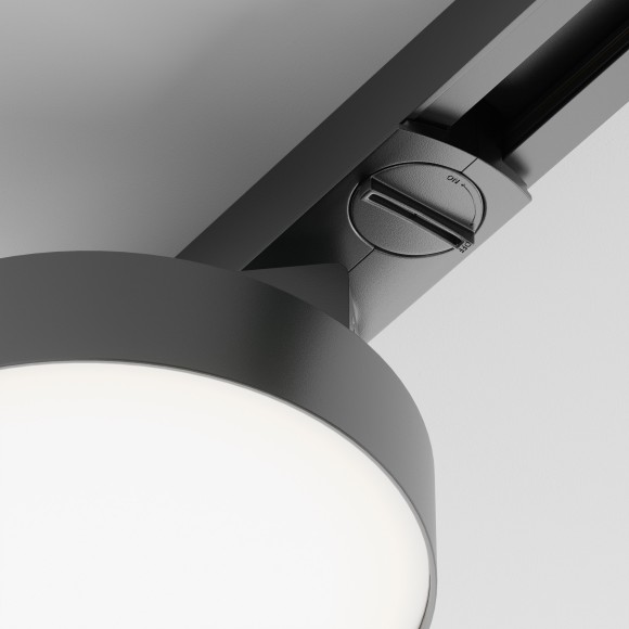 Однофазный двужильный светодиодный трековый светильник Maytoni Unity TR043-1-12W3K-B Zon 3000К 840Лм CRI85+ 110° 12Вт