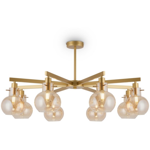 Люстра потолочная Freya FR5183PL-08G Circle под лампы 8xE14 60W