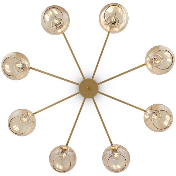 Люстра потолочная Freya FR5183PL-08G Circle под лампы 8xE14 60W