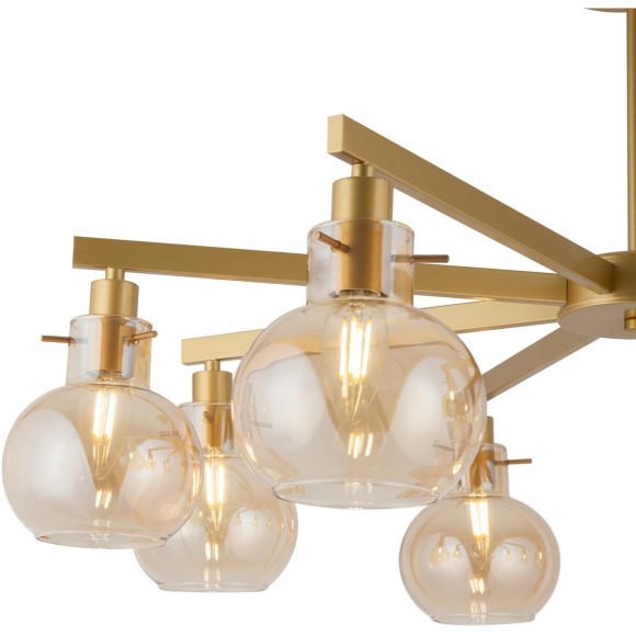 Люстра потолочная Freya FR5183PL-08G Circle под лампы 8xE14 60W