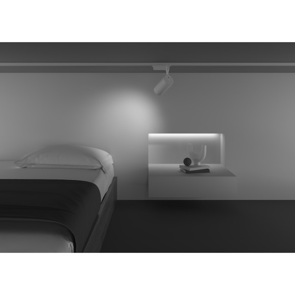 Однофазный двужильный светодиодный трековый светильник Maytoni Unity TR003-1-36W3K-W-W Vuoro 3000К 3450Лм CRI90+ 60° 36Вт