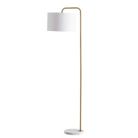 Торшер с абажуром Arte Lamp A5024PN-1PB RUPERT под лампу 1xE27 60W