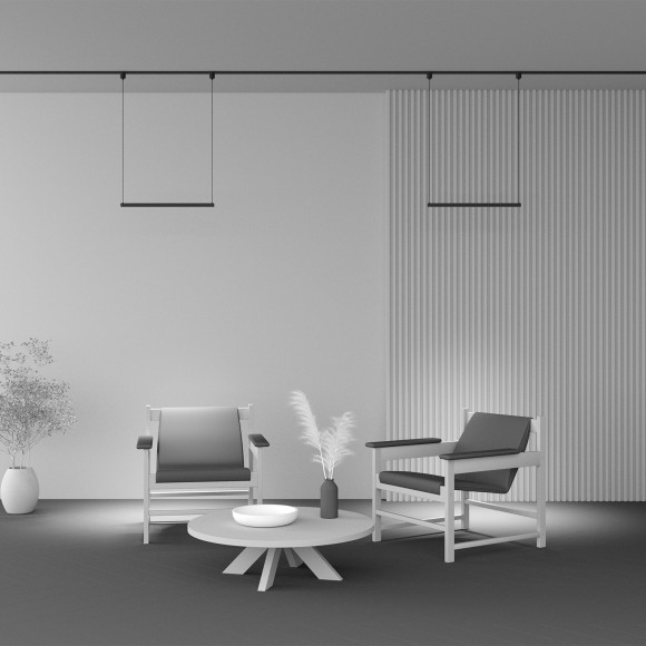 TR169-1-26W3K-M-B Светодиодный светильник на резиновый шинопровод Maytoni Elasity CRI90+ 3000К 940Лм 36° 26Вт