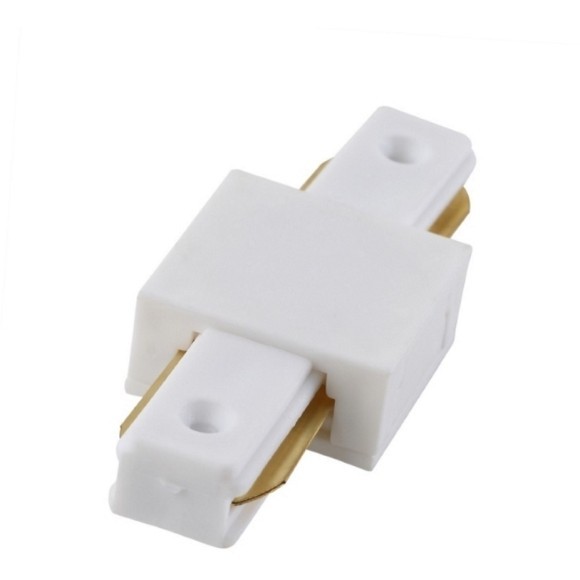 Прямой соединитель для накладных однофазных шинопроводов Crystal Lux CLT 0.211 01 WH