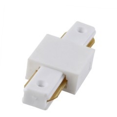 Прямой соединитель для накладных однофазных шинопроводов Crystal Lux CLT 0.211 01 WH