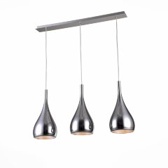 SL874.113.03 Люстра подвесная ST-Luce Хром/Хром E27 3*40W GOCCE SL874.113.03 Люстра подвесная ST-Luce Хром/Хром E27 3*40W GOCCE